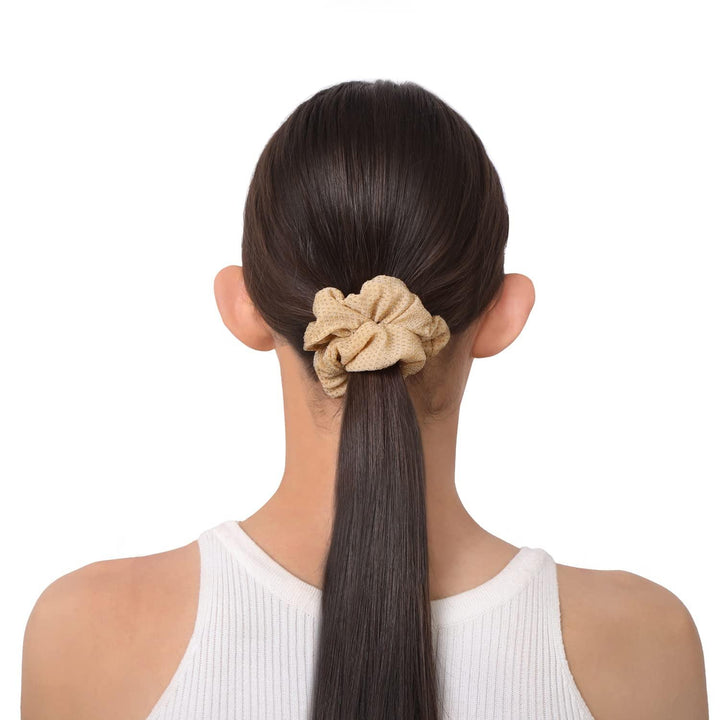 2 Pcs Satin Silk Women Scrunchies Hair Band - Trendisia