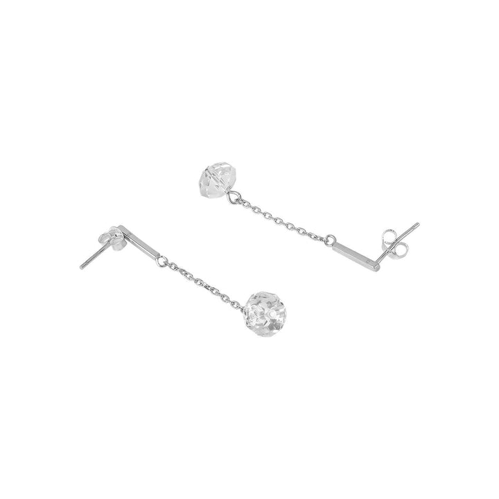 92.5 Sterling Silver Dangle Earrings - Trendisia