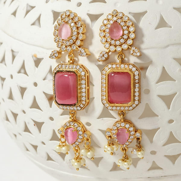 Gold-Plated Classic Drop Earrings - Trendisia