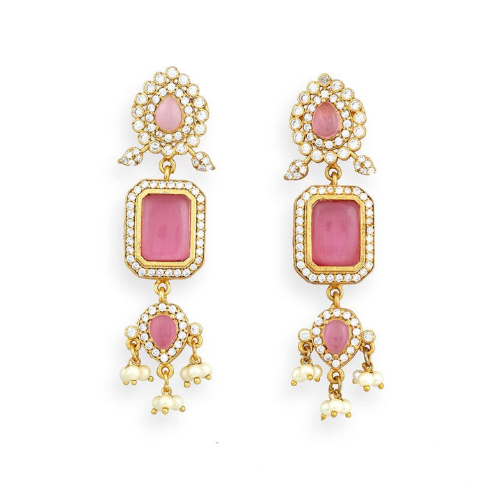Gold-Plated Classic Drop Earrings - Trendisia