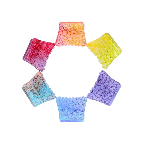 Acrylic Material Hair Claw Pack of 6 - Trendisia