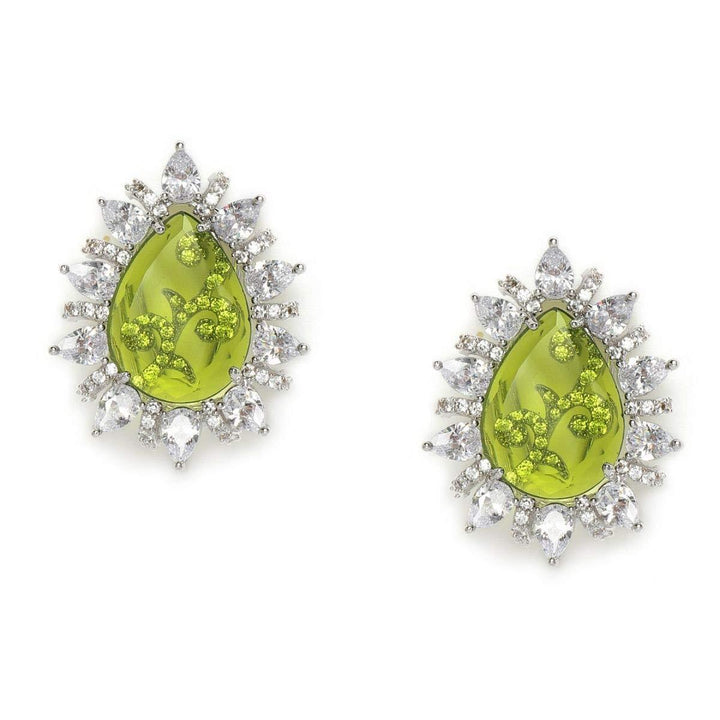 AD Studded Shaped Studs - Trendisia