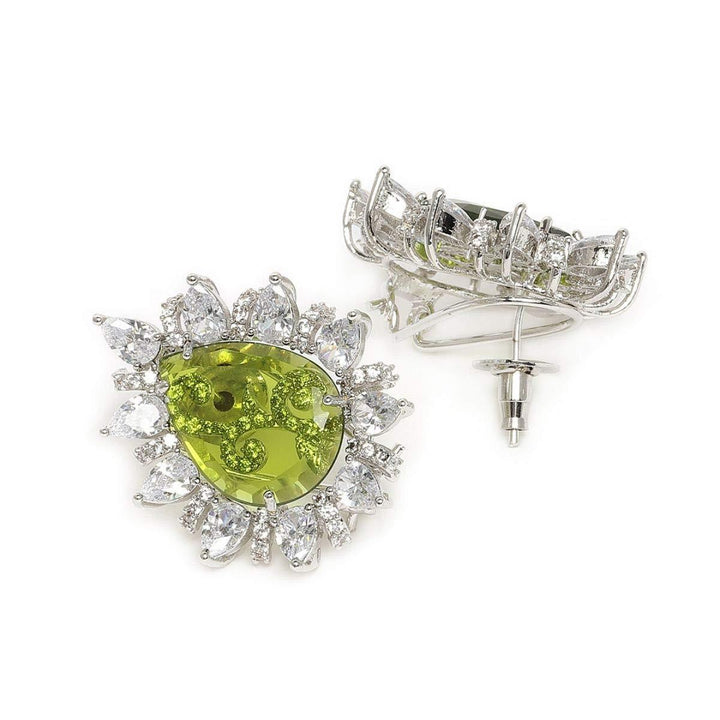 AD Studded Shaped Studs - Trendisia
