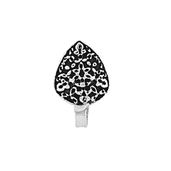 Antique Tribal Oxidised Clip on Nose Pin - Trendisia