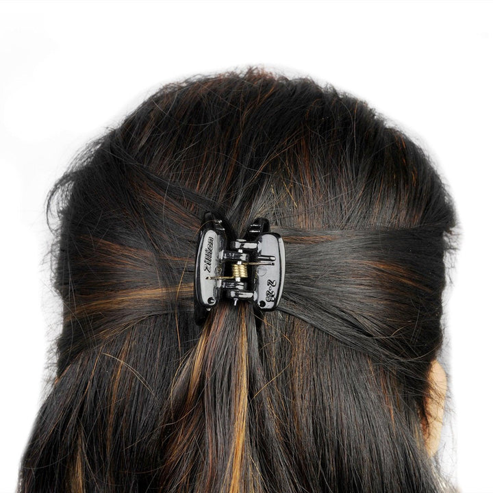 Black Set Of 6 Claw Clip - Trendisia