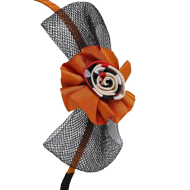 Brown Black Bow Hairband - Trendisia