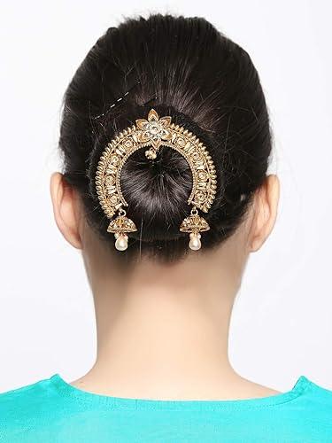 Copper Antique Gold Jooda pin, Choti. - Trendisia