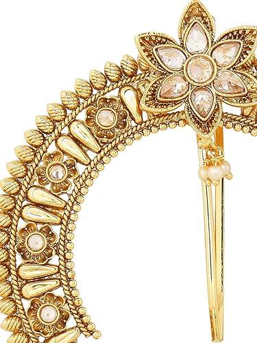 Copper Antique Gold Jooda pin, Choti. - Trendisia