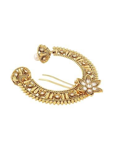 Copper Antique Gold Jooda pin, Choti. - Trendisia