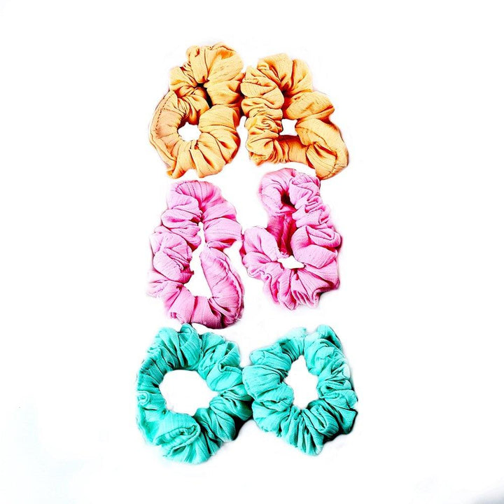 Cotton Crunchies Rubber Bands Combo 24 Pcs - Trendisia