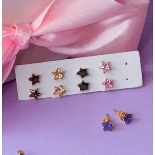 Delicate Dailywear Star Ear Studs Earrings - Trendisia