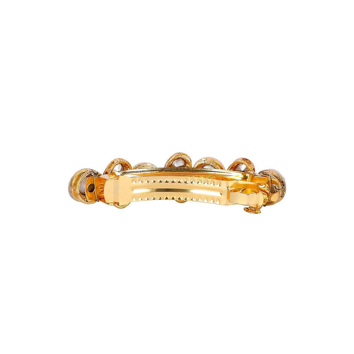 Designer Hair Clip with Glass Stone - Trendisia