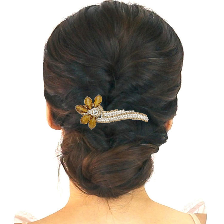 Designer LCT Rhinestone Hair clip - Trendisia