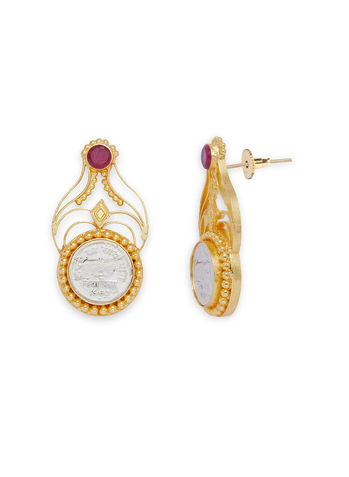 Gold-Plated AD Earrings - Trendisia