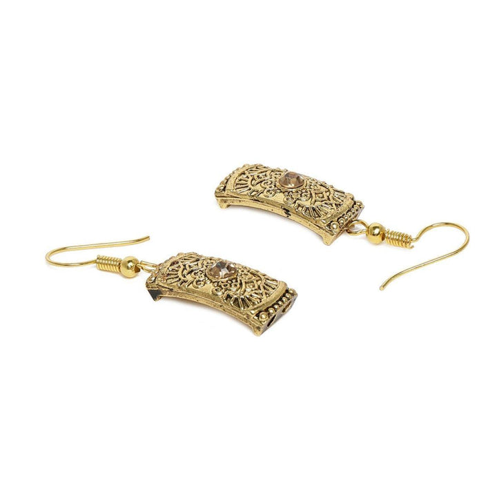 Gold-Plated AD Studded Choker Jewellery Set - Trendisia