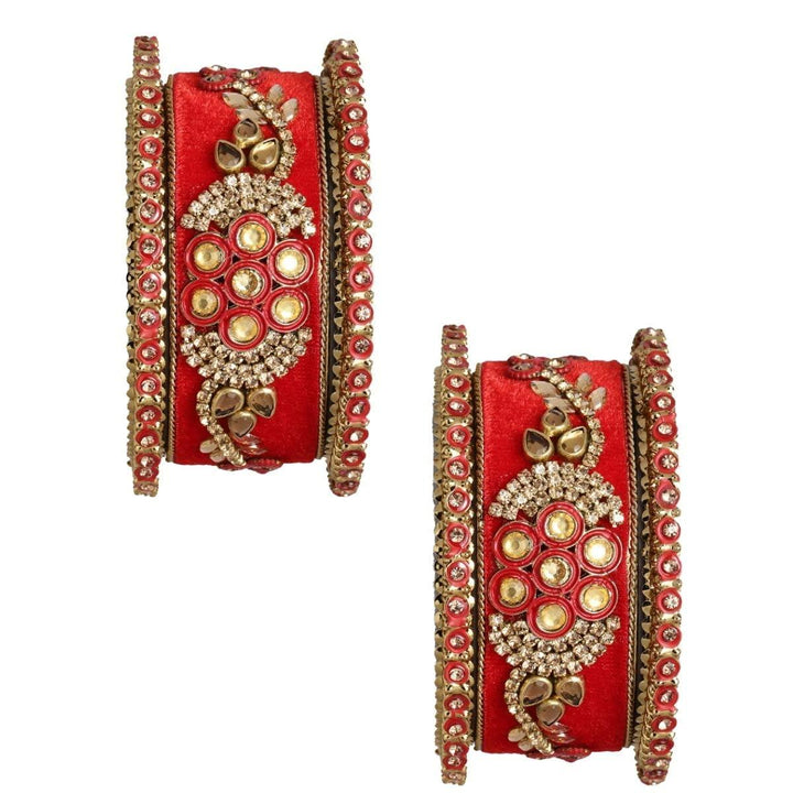 Gold-Plated Bangles & Girls 6 Pcs - Trendisia