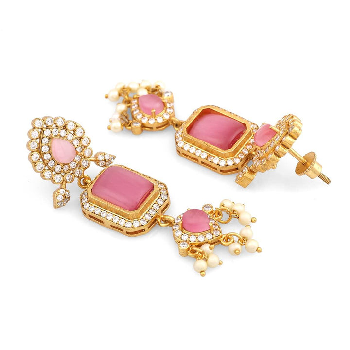 Gold-Plated Classic Drop Earrings - Trendisia