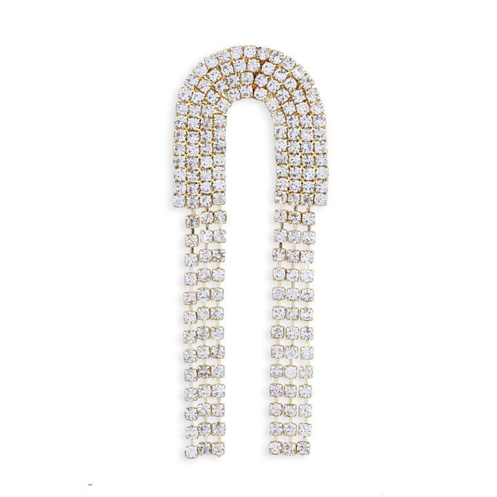 Gold-Plated Contemporary Drop Earrings - Trendisia