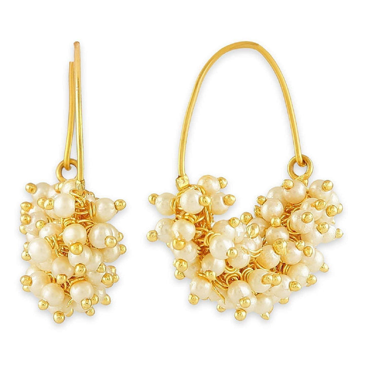 Gold-Plated Contemporary Hoop Earrings - Trendisia
