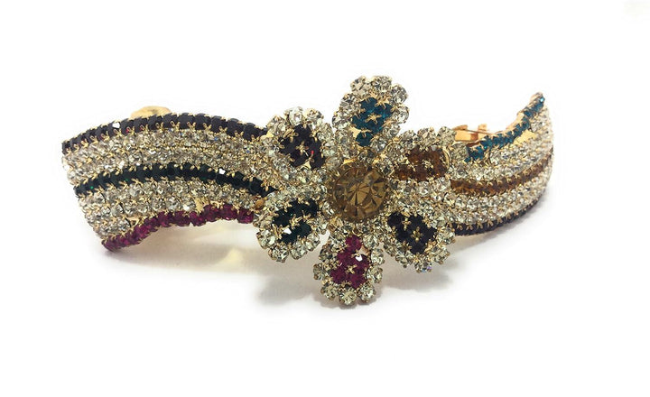 Gold-Plated Designer Rhinestone Hair Pins - Trendisia