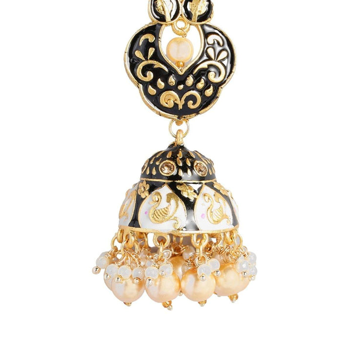 Gold Plated Dome Shaped Jhumkas - Trendisia