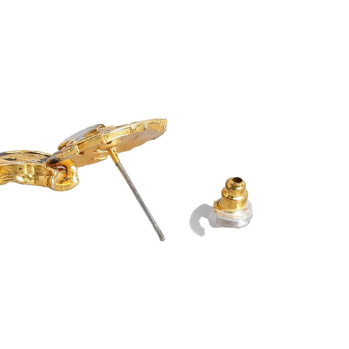 Gold Plated Dome Shaped Jhumkas - Trendisia
