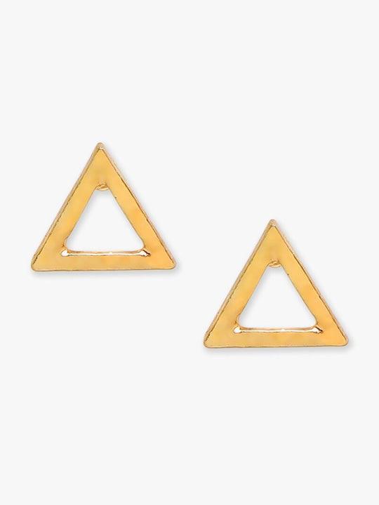 Gold Plated Geometric Set of 9 Hoops - Trendisia