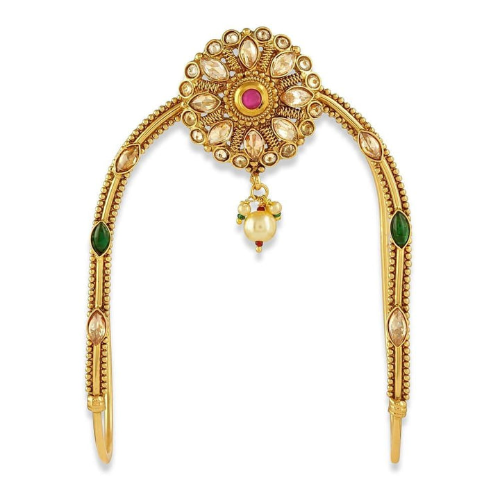 Gold Plated Kunan Armlet Bajubandh - Trendisia