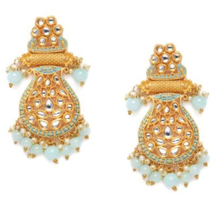 Gold-Plated Lightweight Classic Drop Earrings - Trendisia