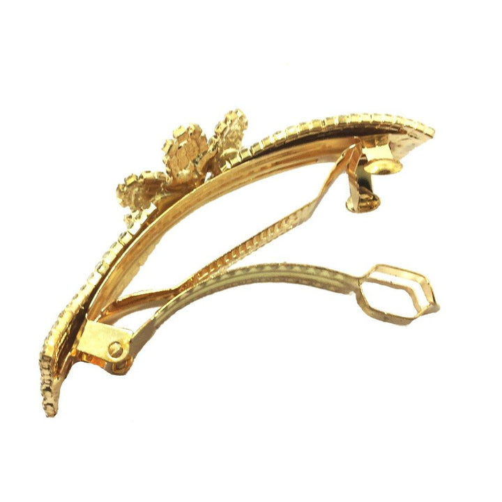 Gold-Plated Rhinestone Hair Pin - Trendisia