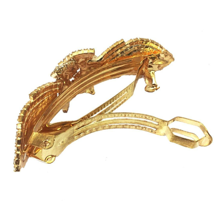 Gold Plated Rhinestone Women & Girls Hair Pin - Trendisia