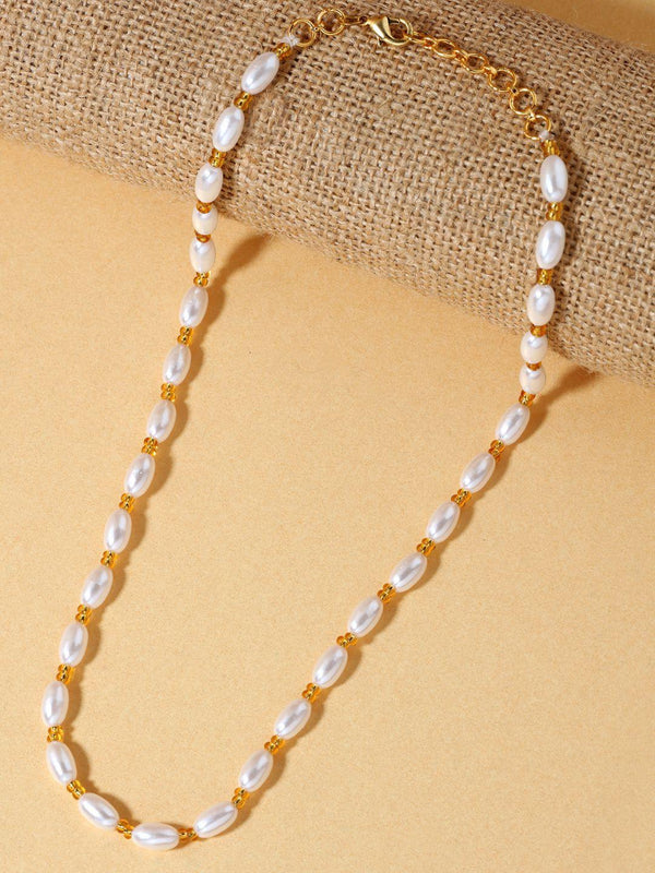 Gold-Plated White Brass Chain - Trendisia