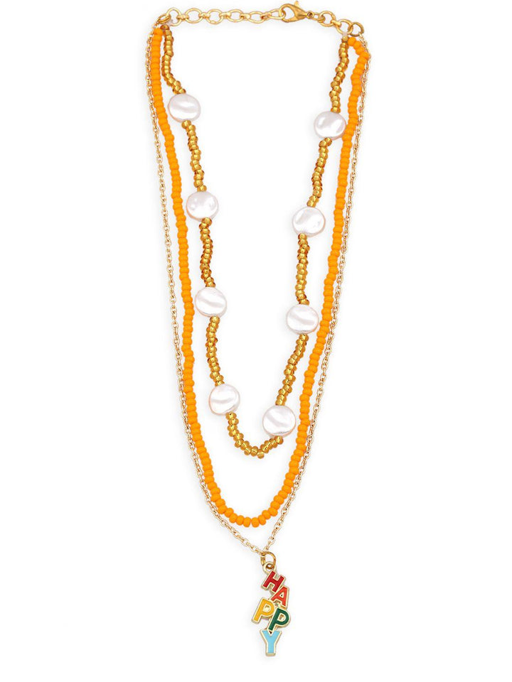 Gold-Plated White Brass Layered Chain - Trendisia