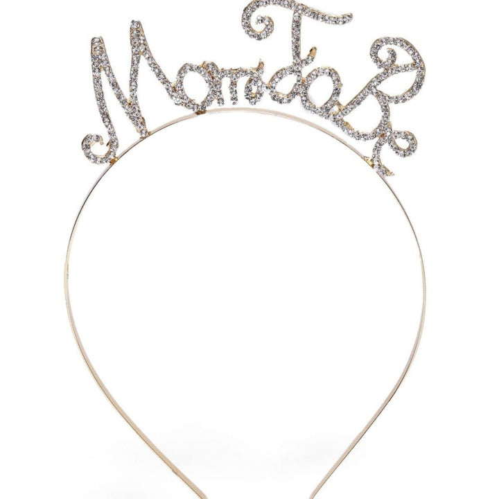 Gold-Toned Embellished Mom to be Hairband - Trendisia