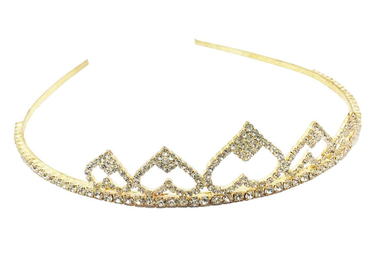 Gold-Toned Heart Shaped Hairband - Trendisia