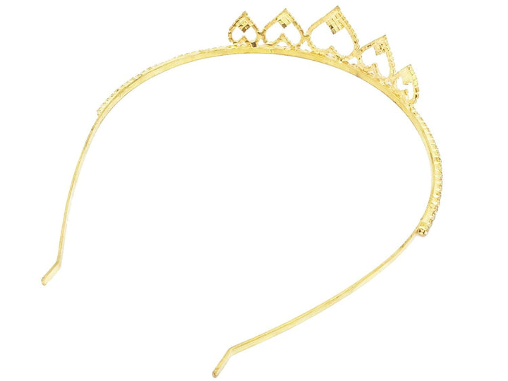 Gold-Toned Heart Shaped Hairband - Trendisia