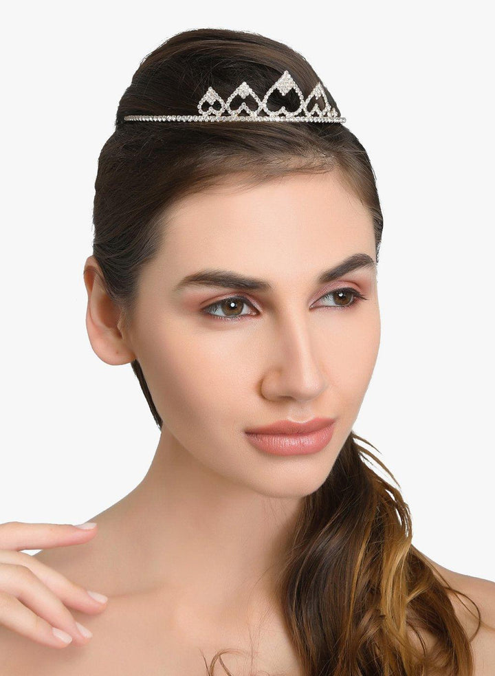 Gold-Toned Heart Shaped Hairband - Trendisia