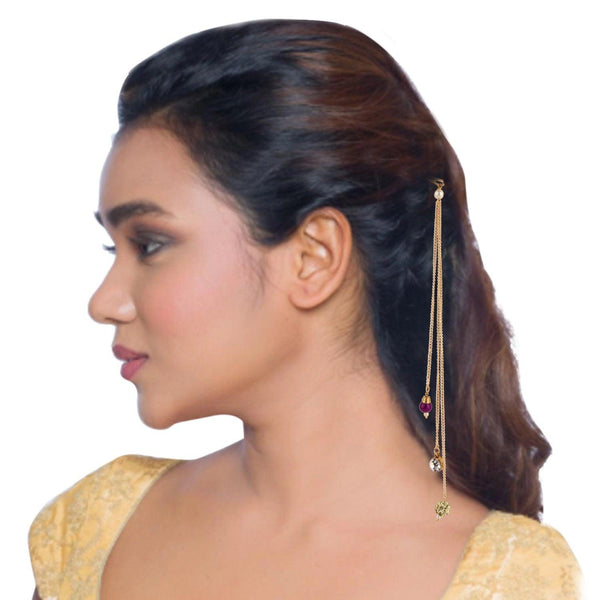Gold-Toned Multicolor Bobby Pins-SP1217GC01GM - Trendisia