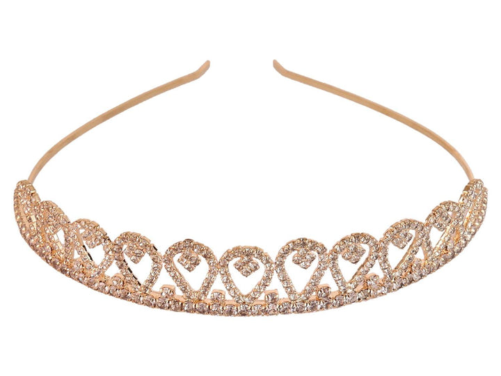Gold-Toned Rhinestone hairband - Trendisia
