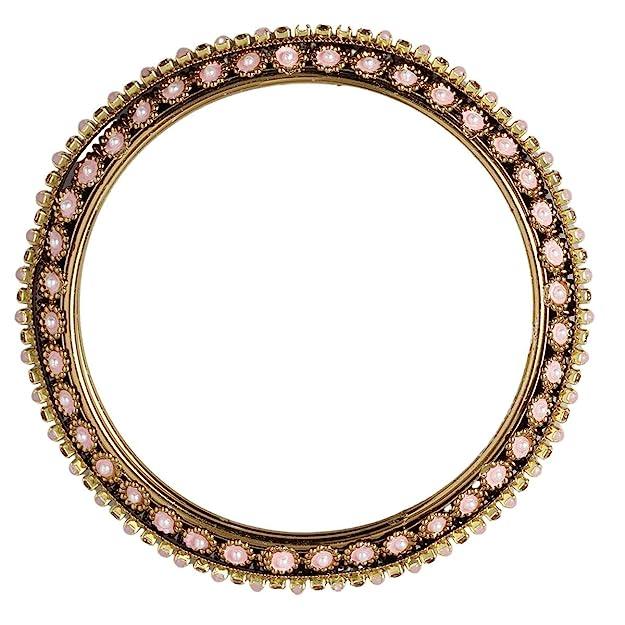 Set of 4 Matte Gold Plated Bangles - Trendisia