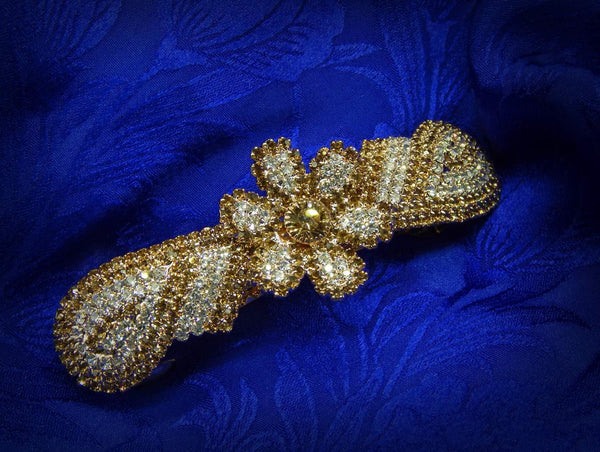 LCT Rhinestone Designer Hair Clip - Trendisia