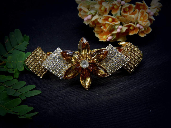 LCT Traditional Rhinestone Hair Barrette - Trendisia