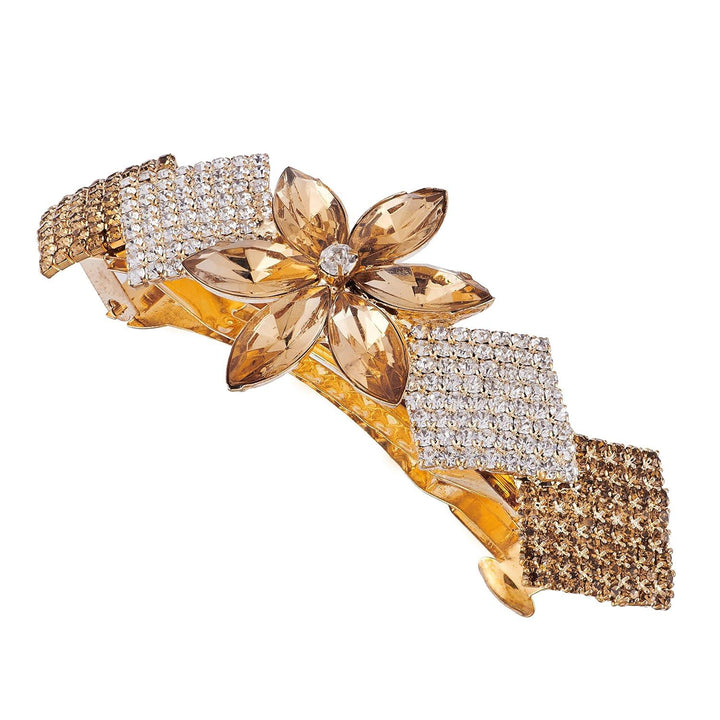 LCT Traditional Rhinestone Hair Barrette - Trendisia