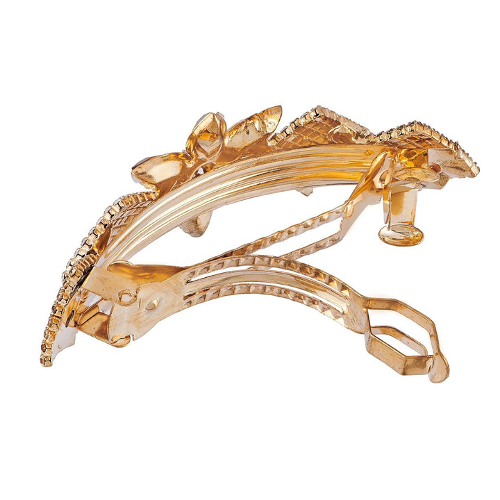 LCT Traditional Rhinestone Hair Barrette - Trendisia