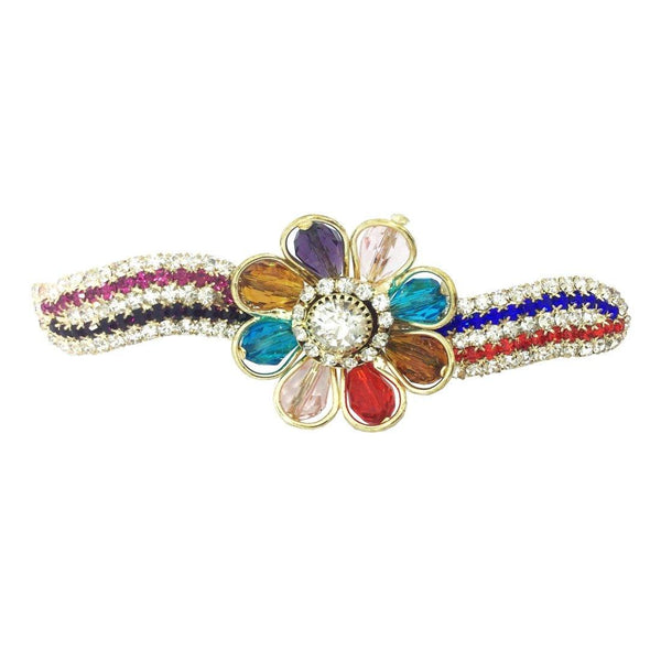 Multicolor Rhinestone Hair Clip/Hair Barrette - Trendisia