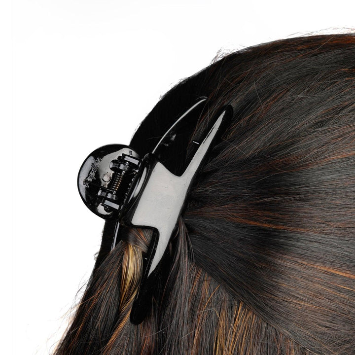 Pack Of 3 Black Acrylic Hair Clip - Trendisia