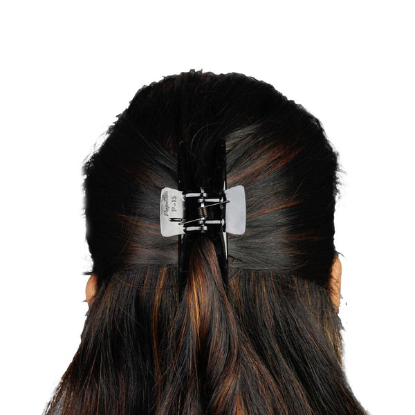 Pack Of 3 Black Claw Clips - Trendisia