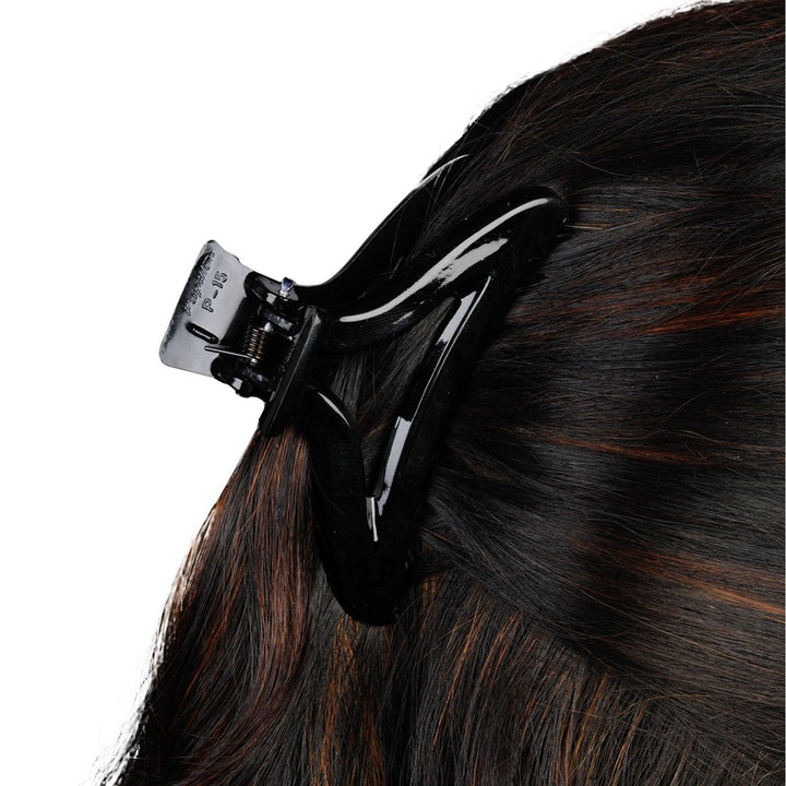 Pack Of 3 Black Claw Clips - Trendisia