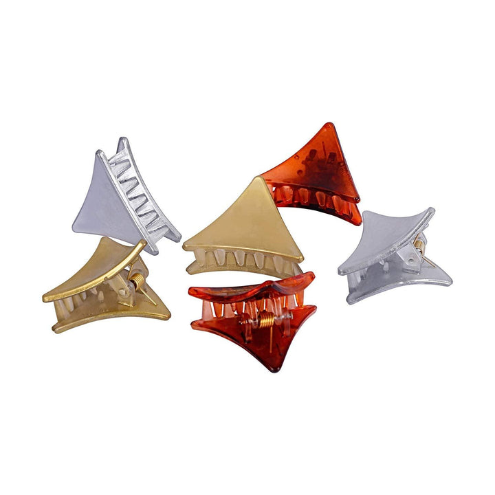 Pack Of 6 Acrylic Hair Clip - Trendisia