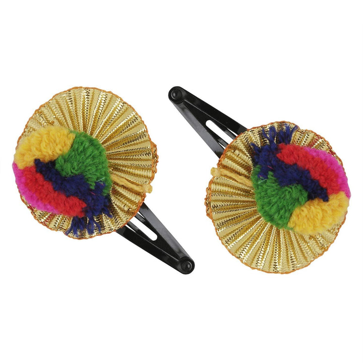 Pom Pom Black Stone Tic Tac Pins-TT0818GC017M - Trendisia